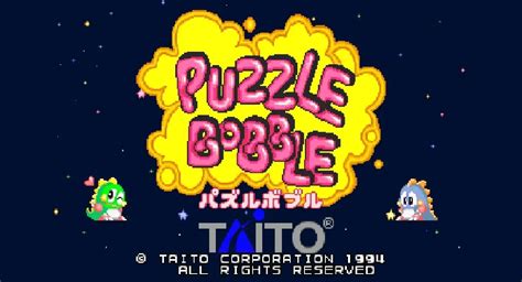 Puzzle Bobble: An Addictive Arcade Classic for Endless Bubble-Popping Fun!